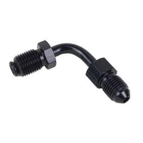 AN‑3 male x 3 / 8 ”‑24 inverted flare 45° Banjo  for 18-Later Softail Upper Brake Line - 0