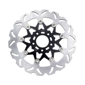 11.8"Black Front Brake Rotor- 9 Spokes