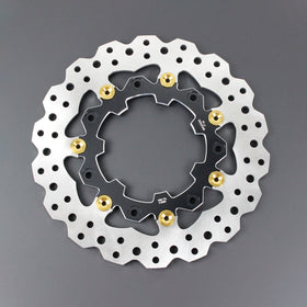 11.8" Black& Gold Front Brake Rotor for Agitator Wheel