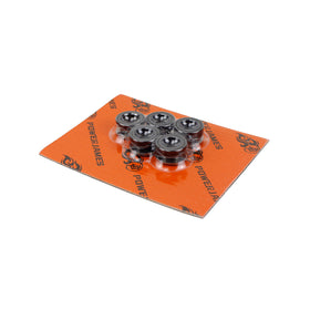 5PCS Stainless Steel Rivets with Washers Kit- Black - 0