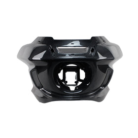 Black Carbon Fiber Outer Faring Fits 06-17 Dyna - 0