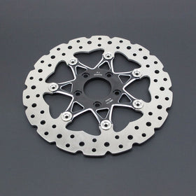 11.8" Black Front Brake Rotor- 7 Spokes