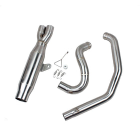 Stainless Steel 2 into 1 Exhaust Pipe for 18-up Softail - 0