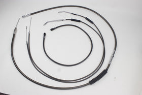 Smoky Black 18-up Softail 12 mm Upper Brake Line-85cm