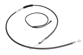 66.9" Smoky Black Braided Clutch Cable