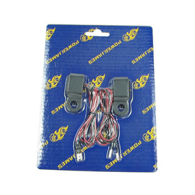 Black Mirror Mini Turn Signals Lights on Handlebar for Harley Davidson - 0