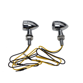 Chrome Rear Mini LED Turn Signals LED Lamp