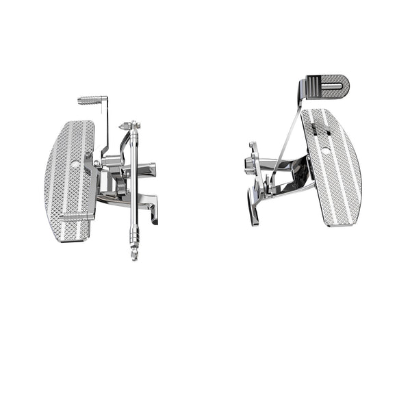 Chrome Floorboard Foot Controls Kit for 18-UP FX Softail