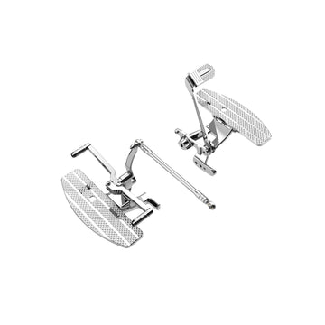 Chrome Floorboard Foot Controls Kit for 18-UP FX Softail