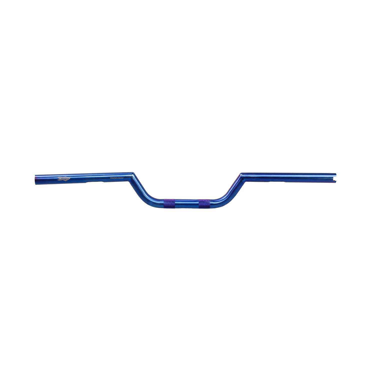 100% Gold Titanium Handmade Drag Handlebar for Harley Davidson 1.0" Clamping Area (Blue) - 0