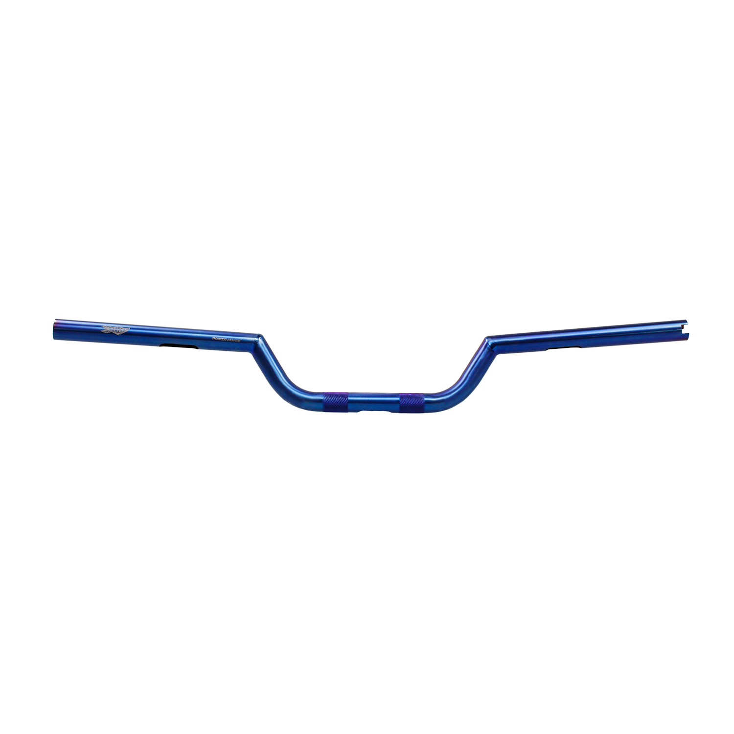 100% Gold Titanium Handmade Drag Handlebar for Harley Davidson 1.0" Clamping Area (Blue)