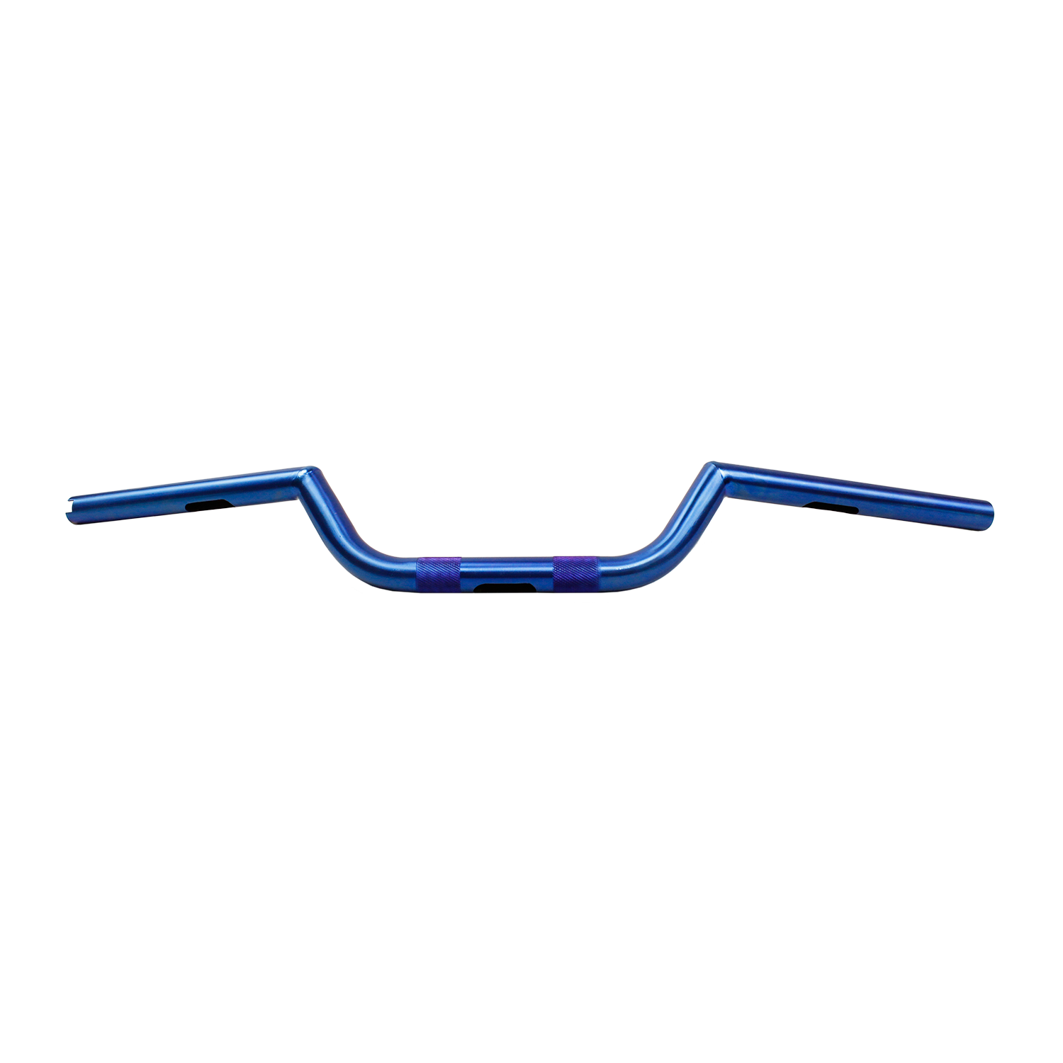 100% Gold Titanium Handmade Drag Handlebar for Harley Davidson 1.0" Clamping Area (Blue)