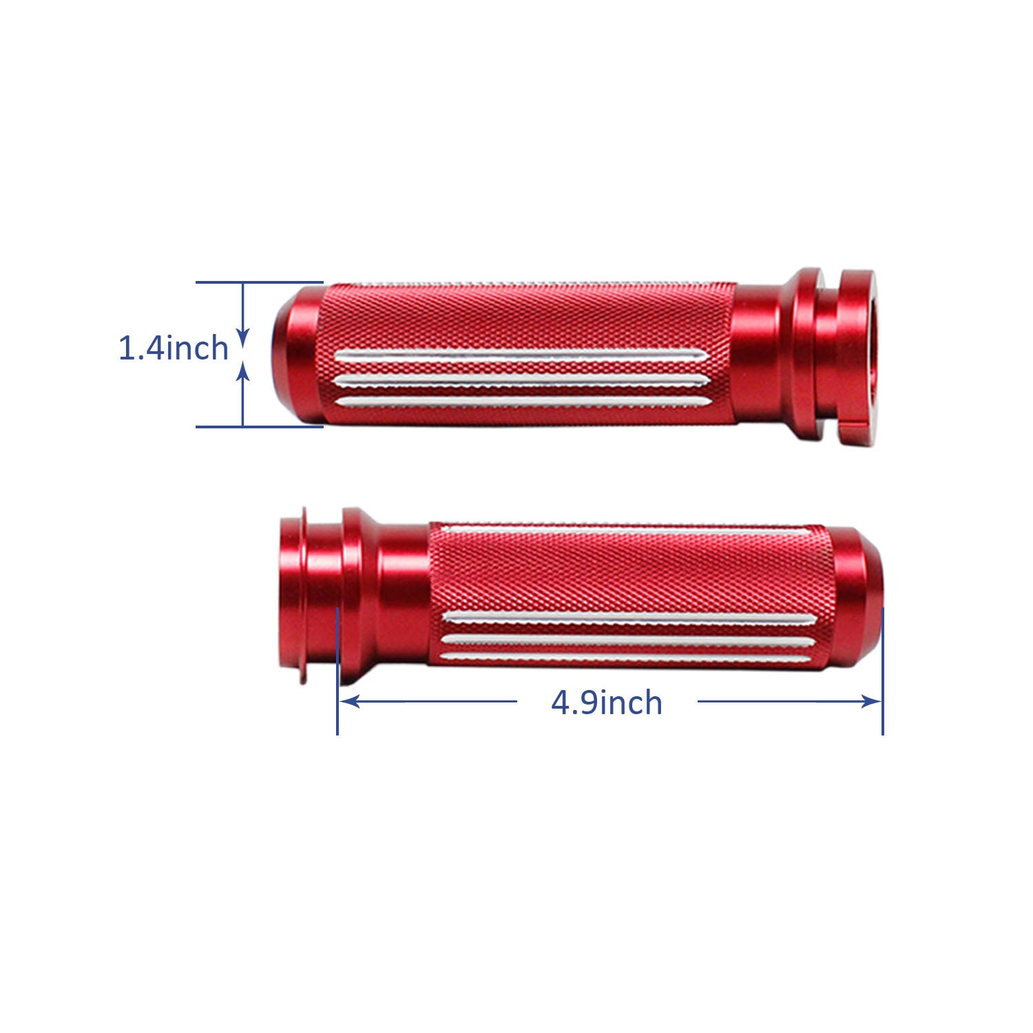 Diamond Hand Grip for Models with TBW- Machine Cut-Red