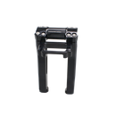 8.0" Tall Black Pullback Handlebar Risers Kit for Harley Davidson Softail Dyna Road King-9