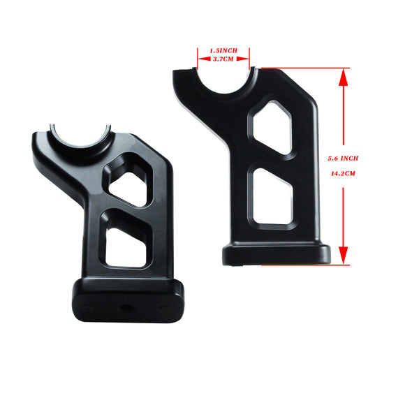 5.0" Black Handlebar Risers For 2018-25 Fat Bob