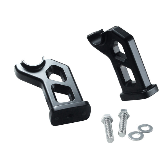 5.0" Black Handlebar Risers For 2018-25 Fat Bob