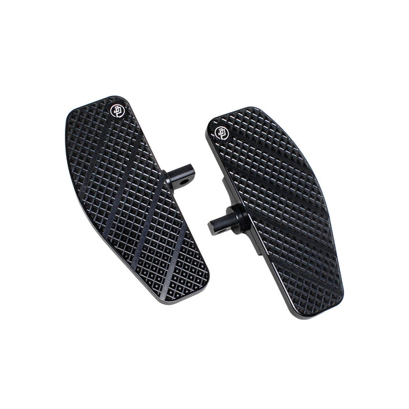 Black Driver Footboard for Harley Davidson 17-Before Dyna/Softail FX Models