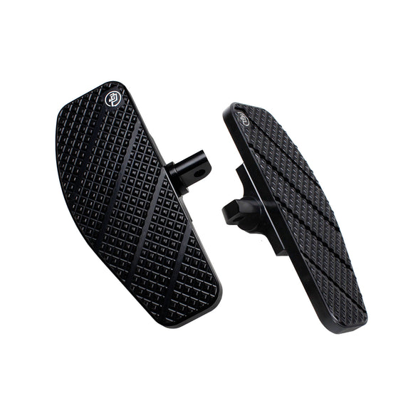 Black Driver Footboard for Harley Davidson 17-Before Dyna/Softail FX Models