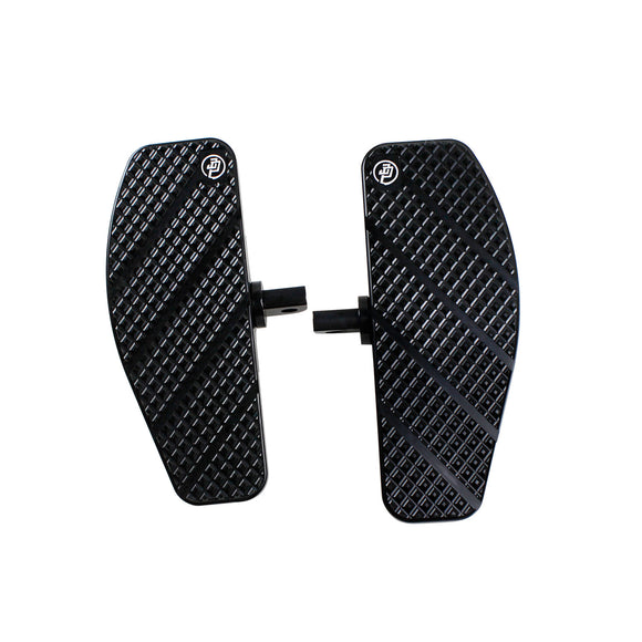 Black Driver Footboard for Harley Davidson 17-Before Dyna/Softail FX Models