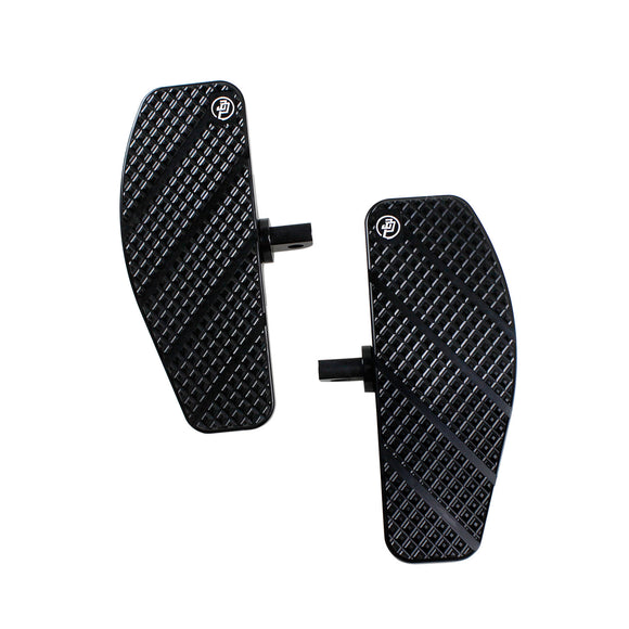 Black Driver Footboard for Harley Davidson 17-Before Dyna/Softail FX Models