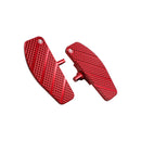 Red 8.0" Mini Floorboard Footrest for Harley 84-2017 Super Wider Glide FXSB FXDC-3