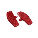 Red 8.0" Mini Floorboard Footrest for Harley 84-2017 Super Wider Glide FXSB FXDC-4