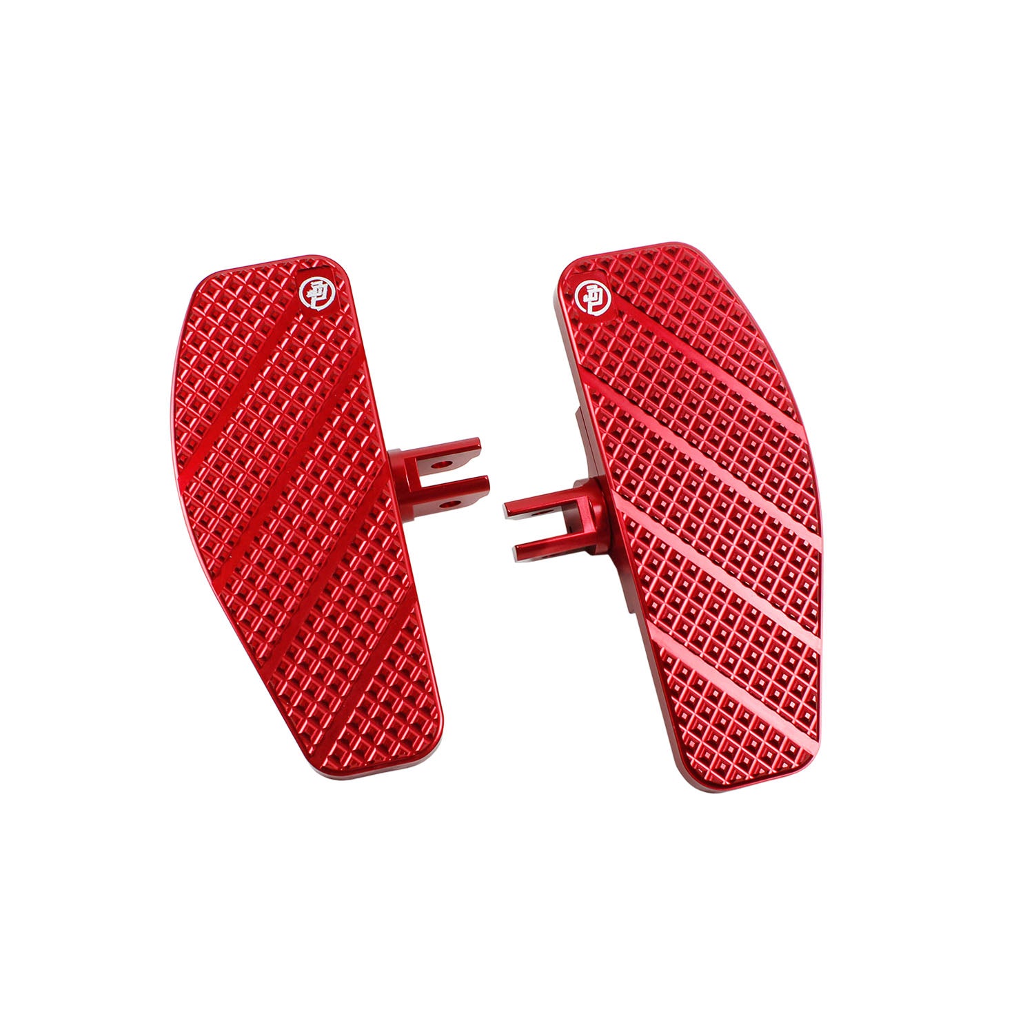 RED Anit-Slip Diamond Mini Floorboard for Harley Davidson 18-Later