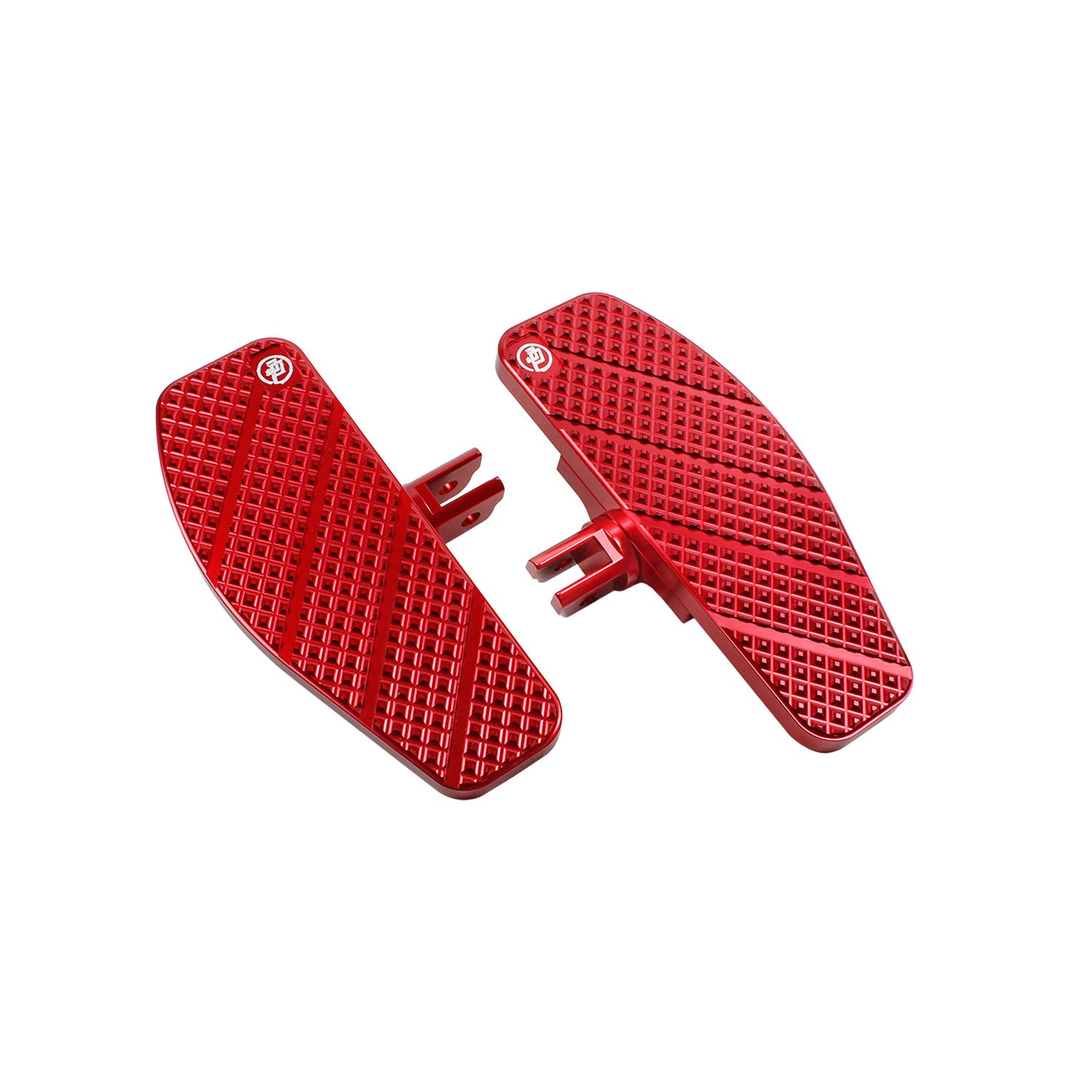 RED Anit-Slip Diamond Mini Floorboard for Harley Davidson 18-Later