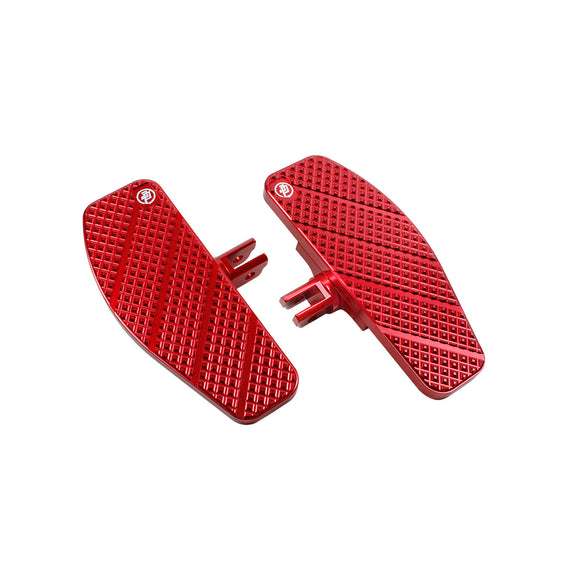 RED Anit-Slip Diamond Mini Floorboard for Harley Davidson 18-Later