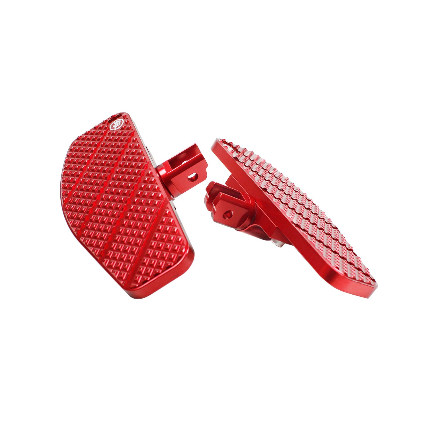 RED Anit-Slip Diamond Mini Floorboard for Harley Davidson 18-Later