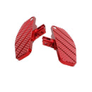 RED Anit-Slip Diamond Mini Floorboard for Harley Davidson 18-Later-7