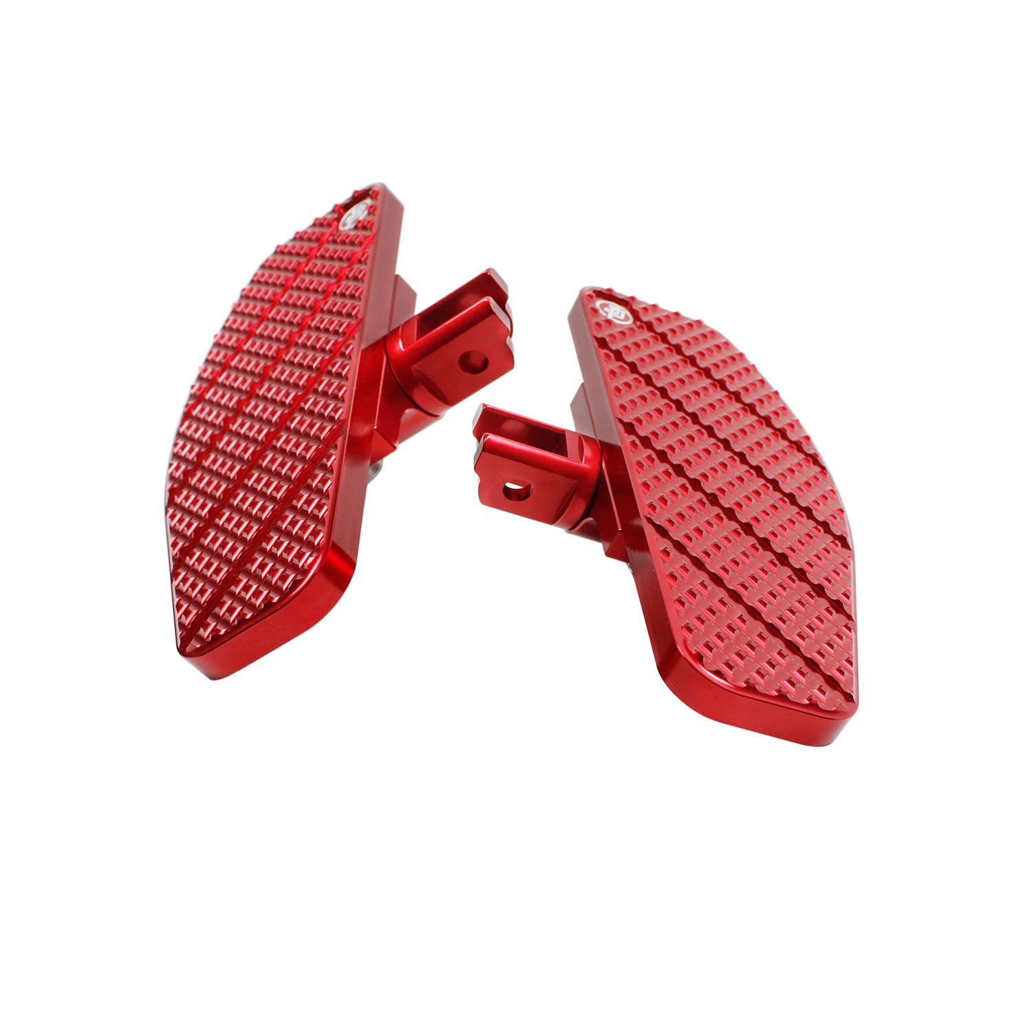 RED Anit-Slip Diamond Mini Floorboard for Harley Davidson 18-Later