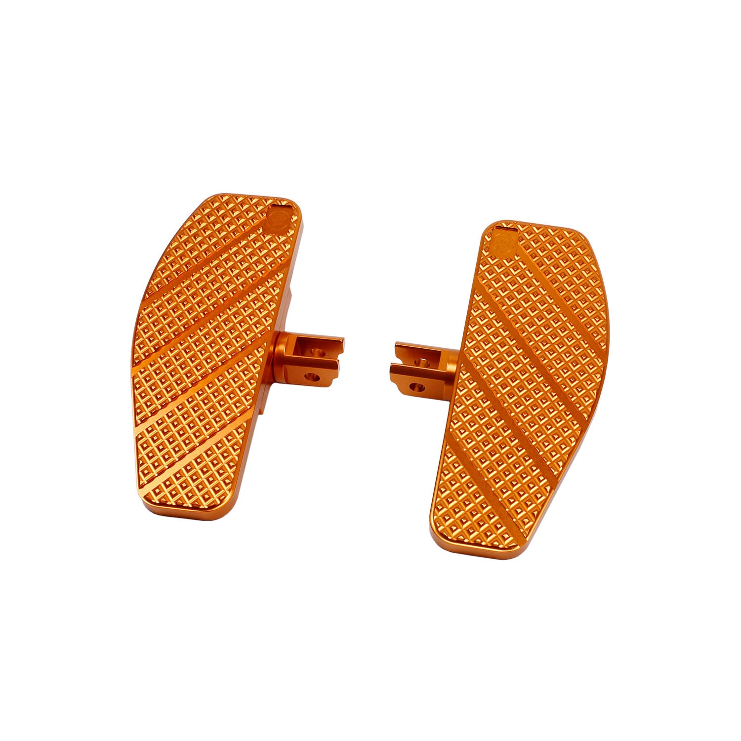 Orange Anit-Slip Diamond Mini Floorboard for Harley Davidson 18-Later