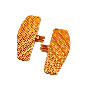 Orange Anit-Slip Diamond Mini Floorboard for Harley Davidson 18-Later - 0