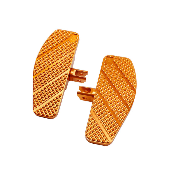 Orange Anit-Slip Diamond Mini Floorboard for Harley Davidson 18-Later