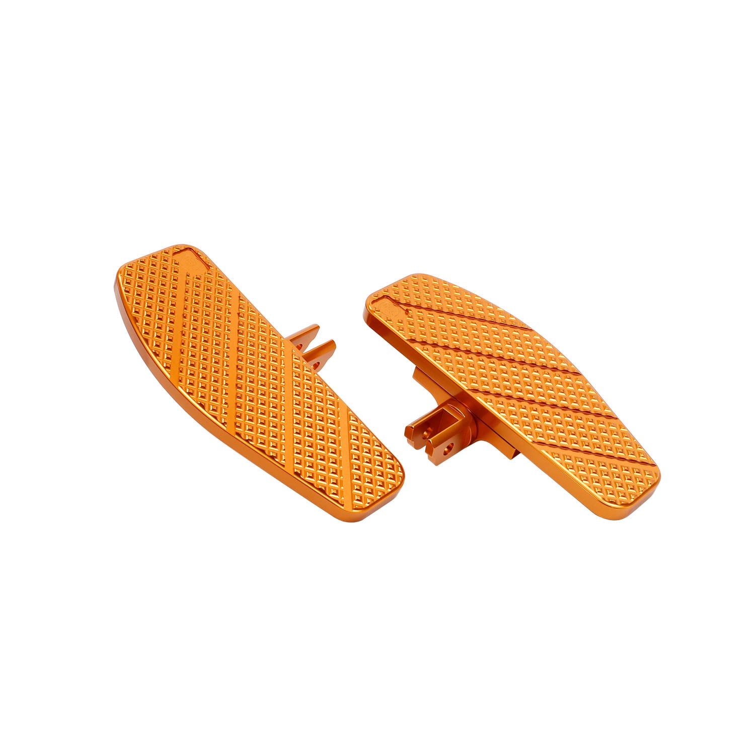 Orange Anit-Slip Diamond Mini Floorboard for Harley Davidson 18-Later