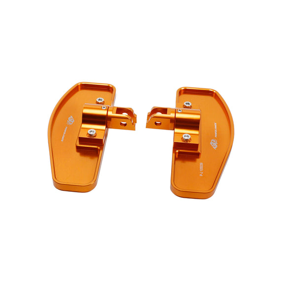 Orange Anit-Slip Diamond Mini Floorboard for Harley Davidson 18-Later