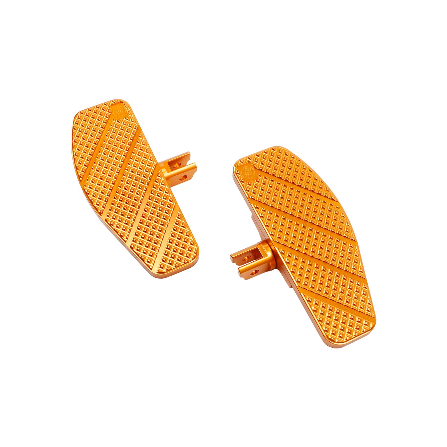 Orange Anit-Slip Diamond Mini Floorboard for Harley Davidson 18-Later