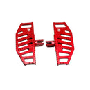 RED Anit-Slip Diamond Mini Hollow Floorboard for Harley Davidson 18-Later-3