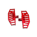 RED Anit-Slip Diamond Mini Hollow Floorboard for Harley Davidson 18-Later-2