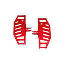 RED Anit-Slip Diamond Mini Hollow Floorboard for Harley Davidson 18-Later-4