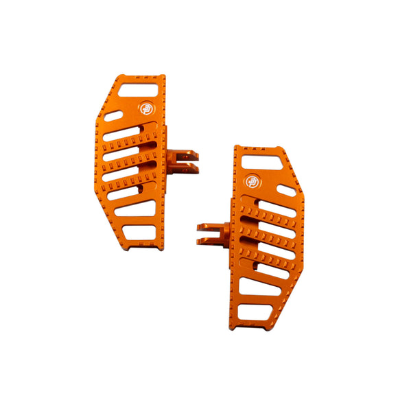 Orange Anit-Slip hollow Diamond Mini Floorboard for Harley Davidson 18-Later
