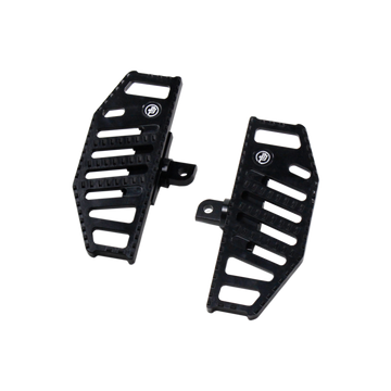 Black Anit-Slip Diamond Mini hollow Floorboard for Harley Davidson - 0