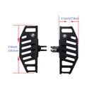 Black Anit-Slip Diamond Mini hollow Floorboard for Harley Davidson 18-Later-6