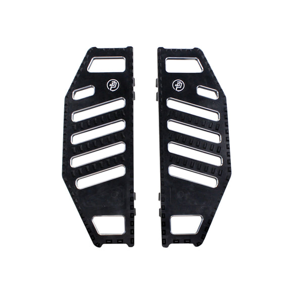 Black Big Rider's Floorboard Footboard for Harley Davidson