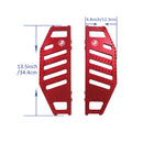 Red Big Rider's Floorboards Footboards for Harley Davidson -8