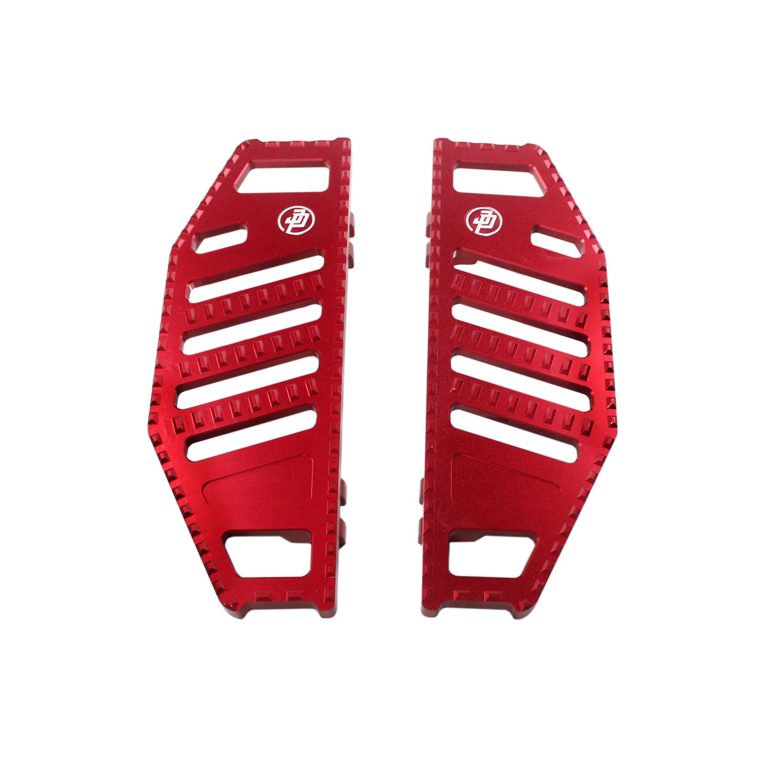 Red Big Rider's Floorboards Footboards for Harley Davidson 