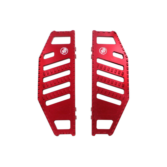 Red Big Rider's Floorboards Footboards for Harley Davidson 