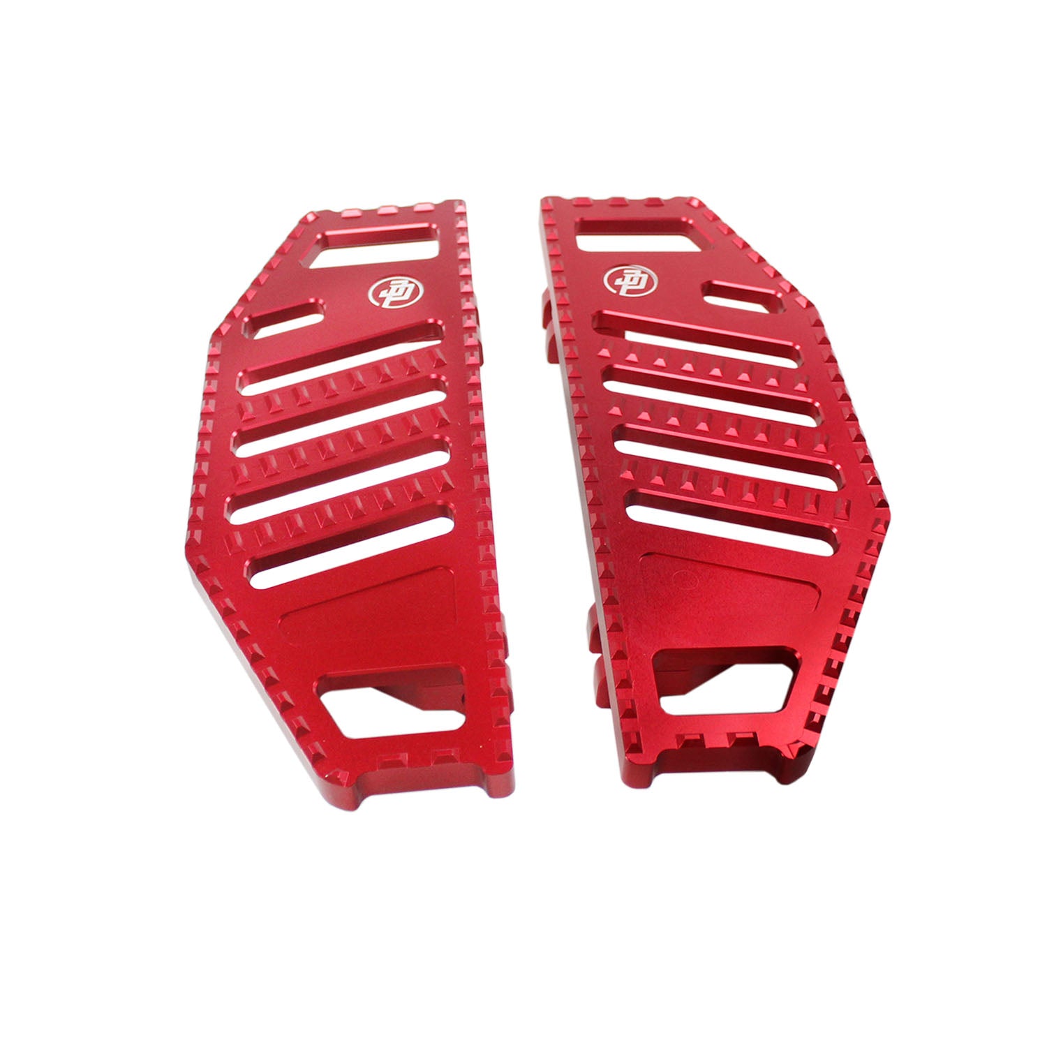 Red Big Rider's Floorboards Footboards for Harley Davidson 