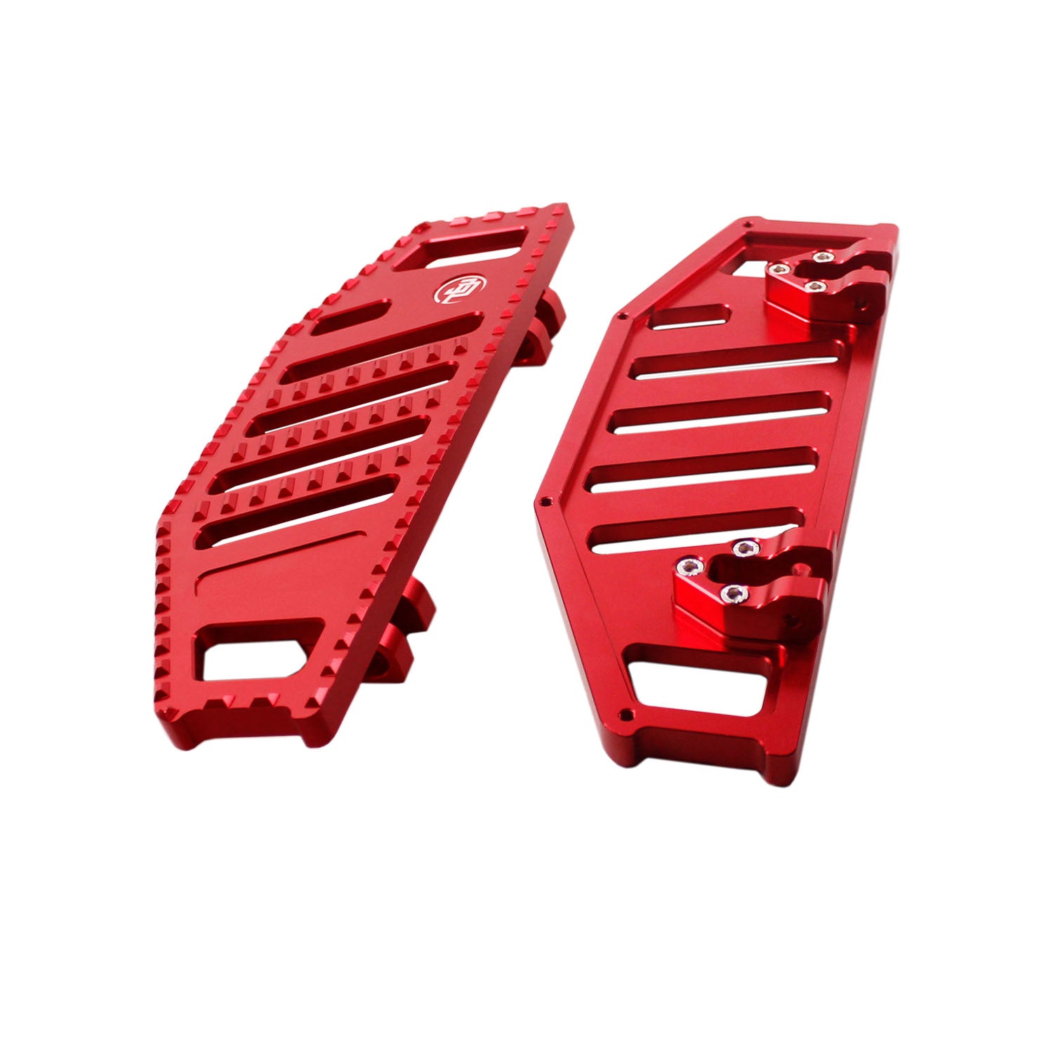 Red Big Rider's Floorboards Footboards for Harley Davidson 